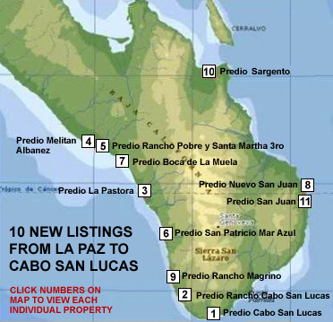 Click individual number to see details on specific property